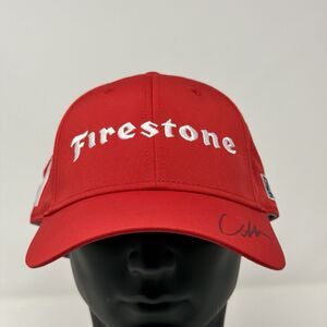 Colton Herta Signed Firestone IndyCar Red Hat IMS Road Course Win Cap